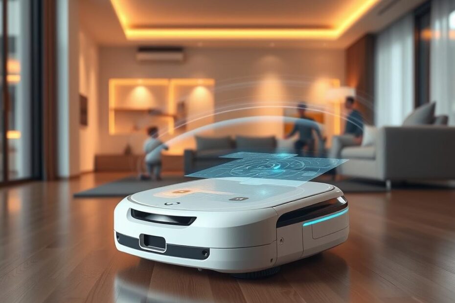 Robot Aspirapolvere con Funzioni di Mappatura