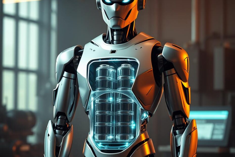 Robot con Batteria a Lunga Durata